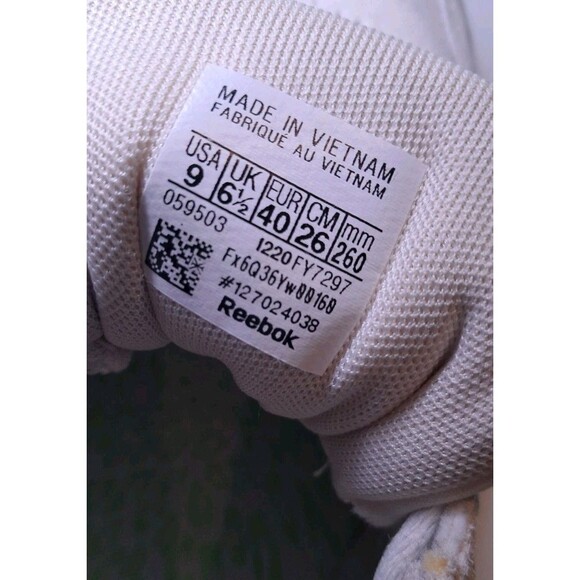 Reebok Club C Revenge Vintage Sneakers Ivory Leather Suede Lace Up FY7297Size 9 - Picture 3 of 9